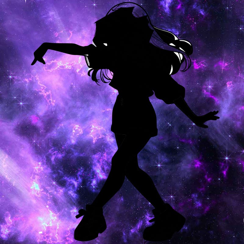 realistic girl danceing