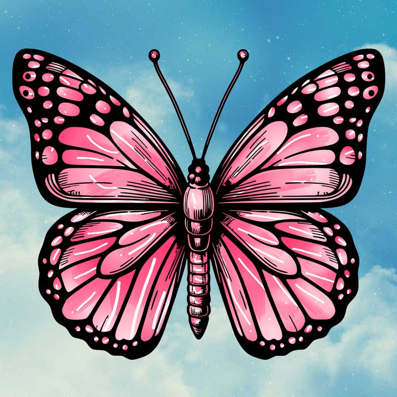 realistic butterfly