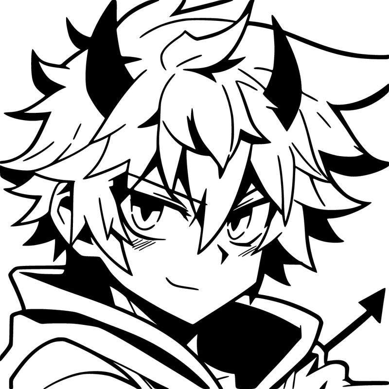 cool anime boy devil
