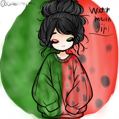 girl with baggy sweatshirt and messy bun