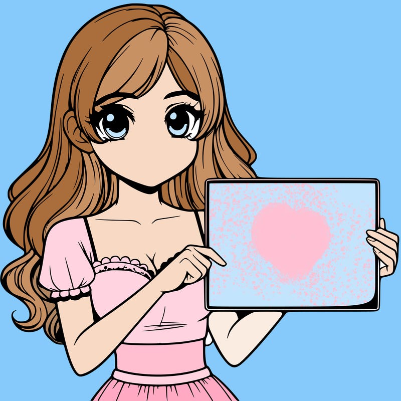 realistic pretty girl holding blank sign