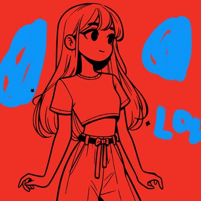 girl in a cute crop top