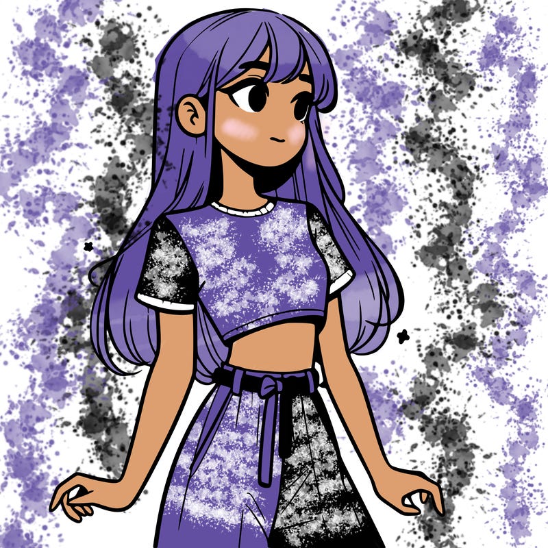 girl in a cute crop top