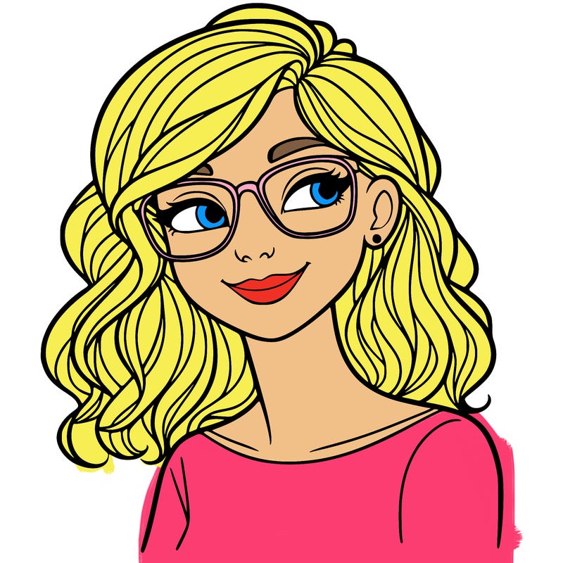 woman with glasses