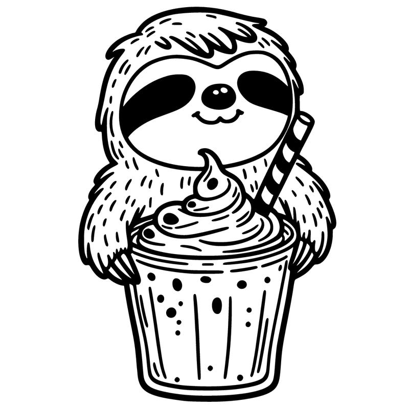 sloth milkshake