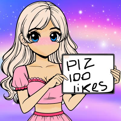 realistic pretty girl holding blank sign