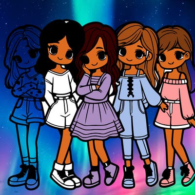 5 girls