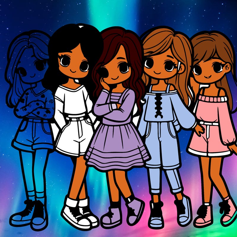 5 girls