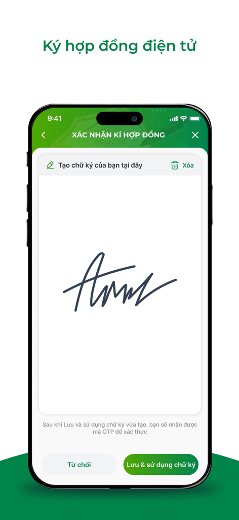 My F88 - Schnittstelle für digitale Signaturen in der My F88 App zur elektronischen Vertragsprüfung