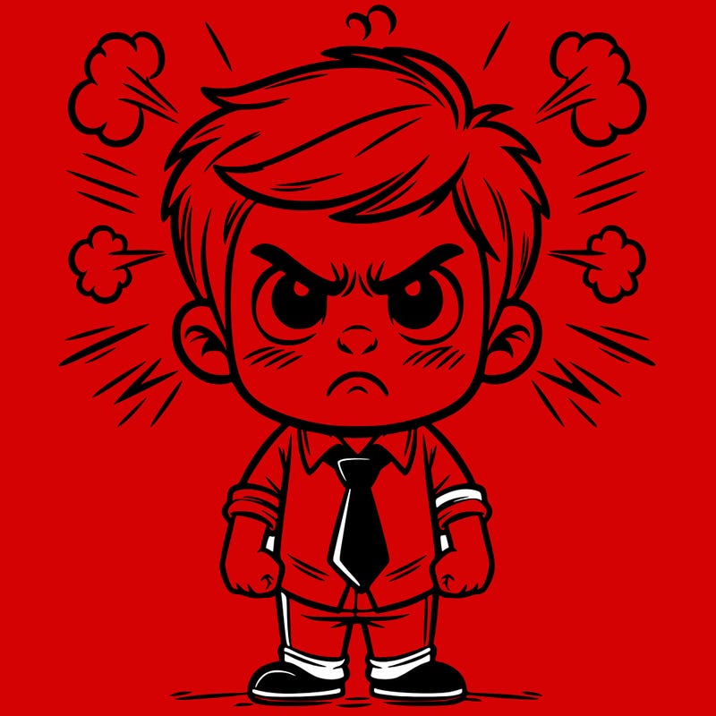 angry boy