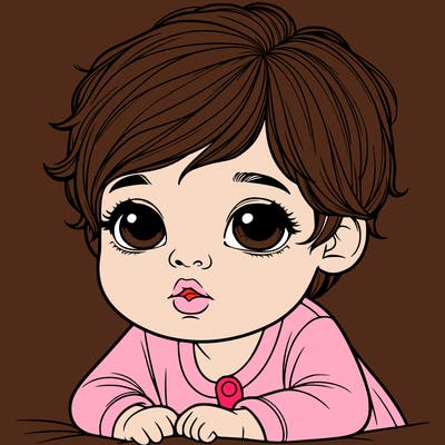 realistic baby girl