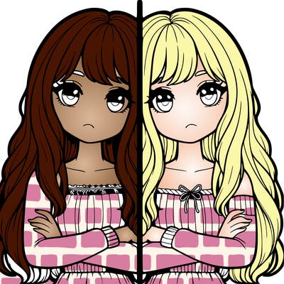 realistic girls split