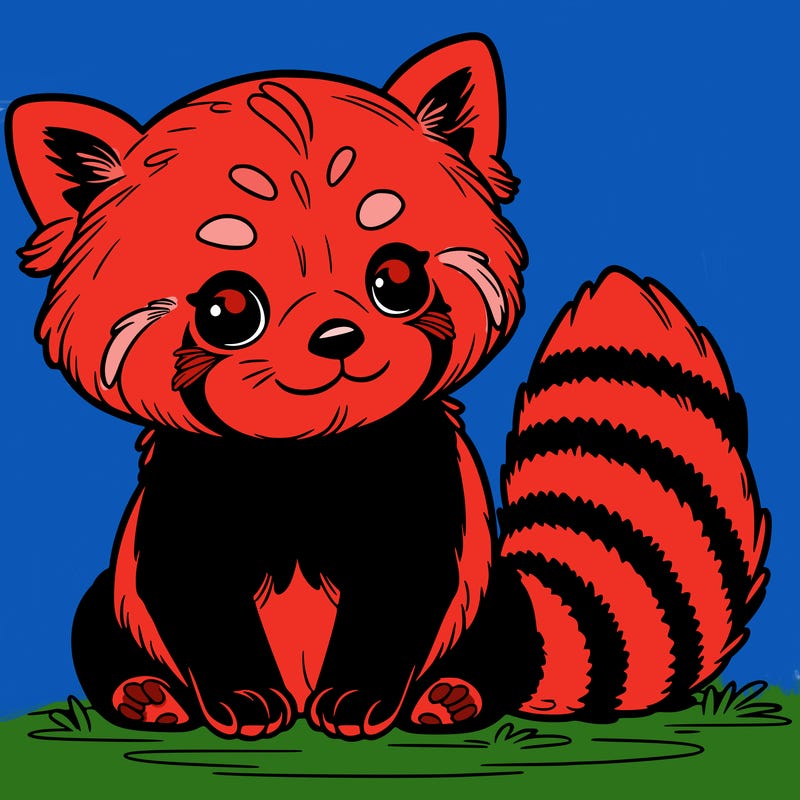 red panda