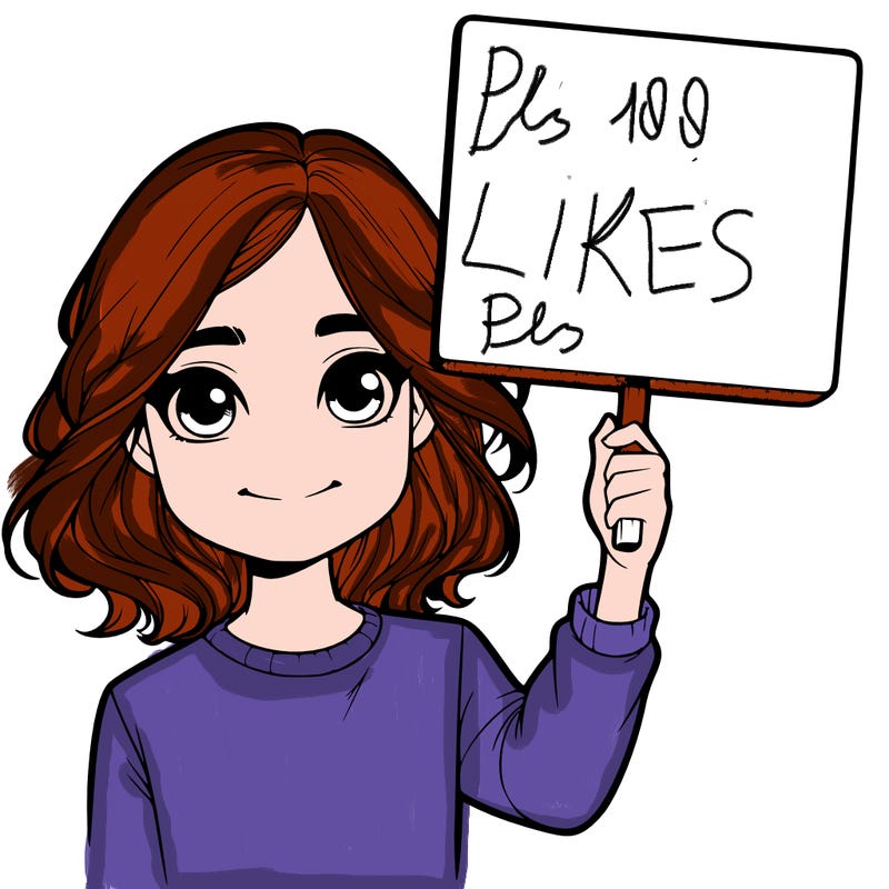 realistic girl holding up a sign