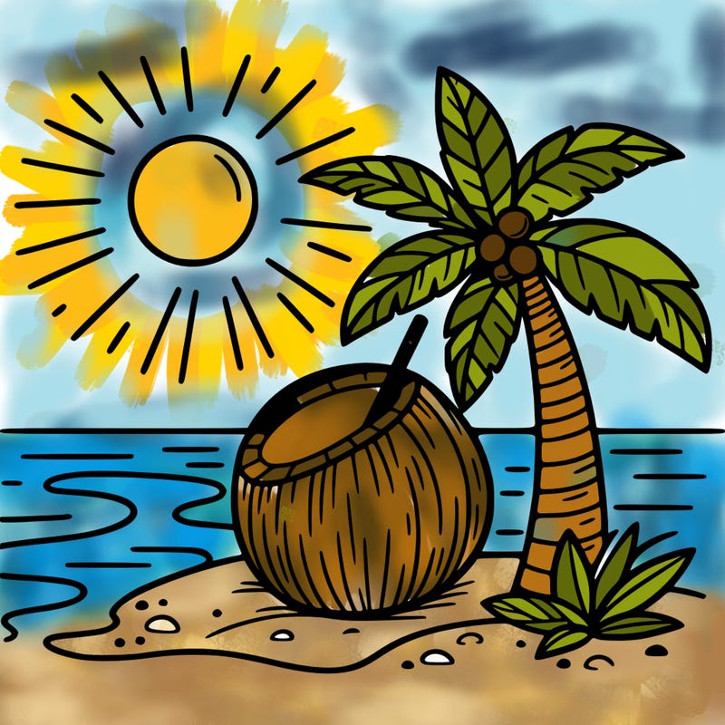 summer  coconut