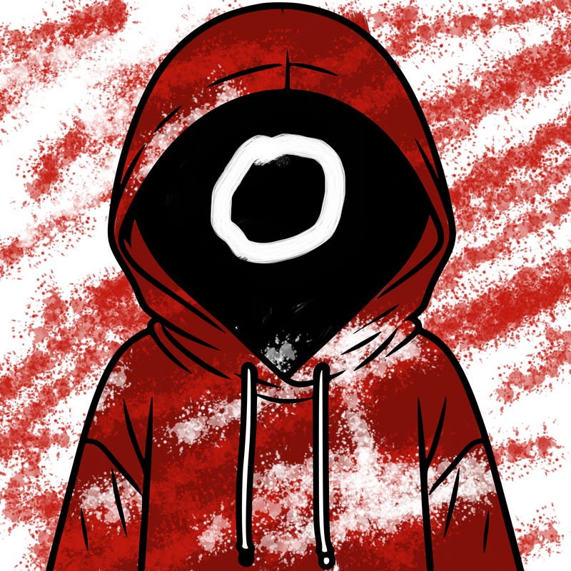 faceless girl in hoodie