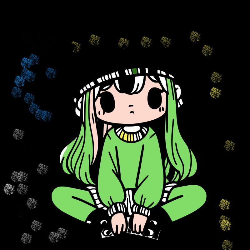 a girl wearing a frog hat and some frog socks