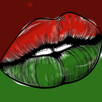 realistic lips