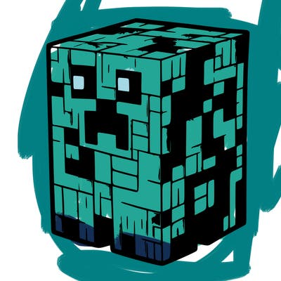 a creeper from minecraft