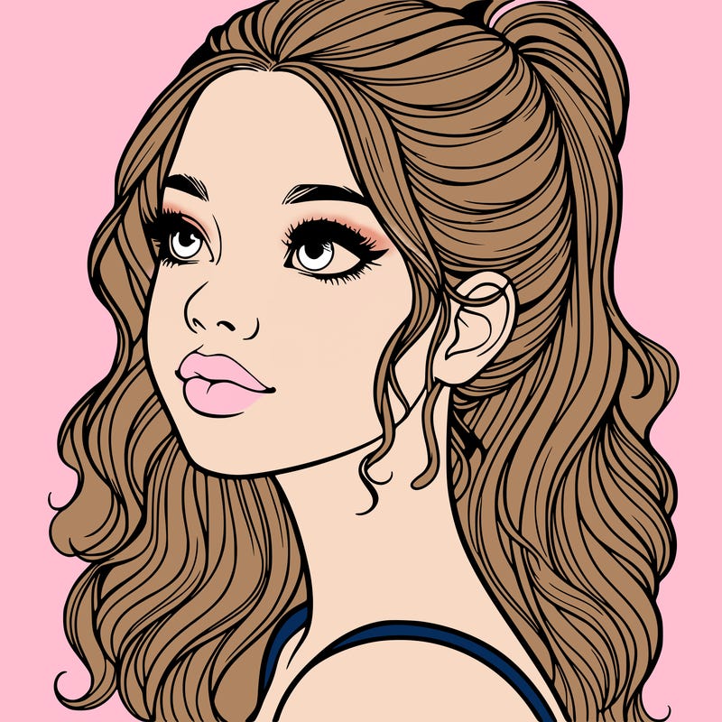 beautiful realistic girl