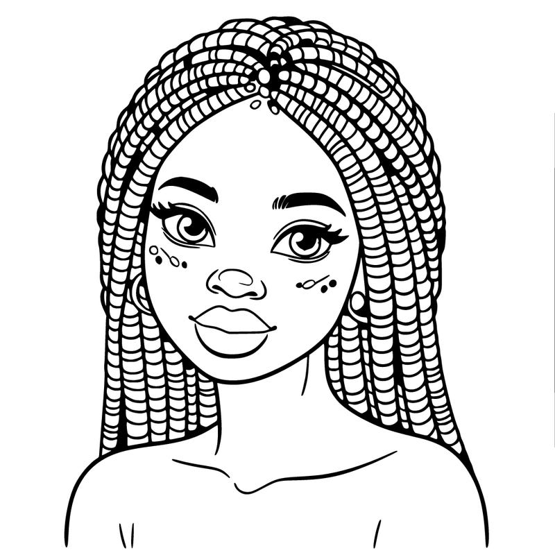 african woman with fulani braids