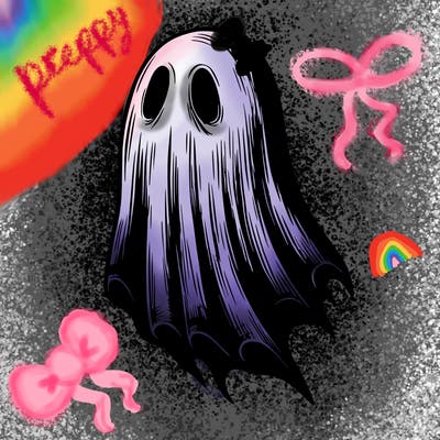 realistic creepy ghost