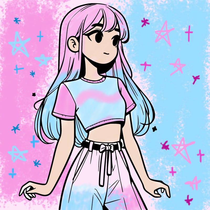 girl in a cute crop top