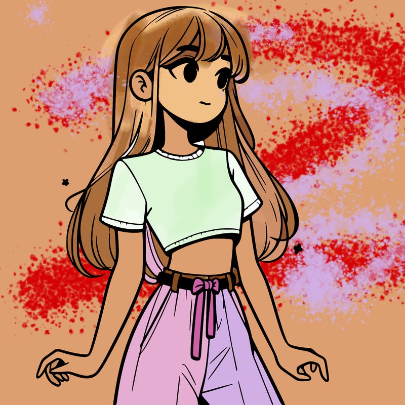 girl in a cute crop top