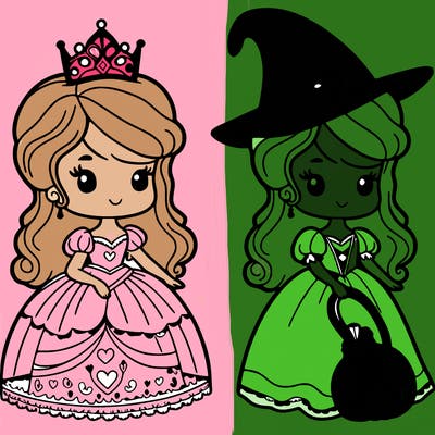 princess as a witch