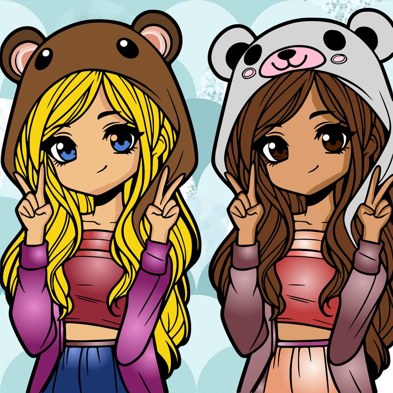 teen girl in animal costume