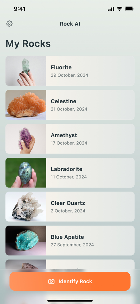 RockLens - Stone & Gemstone ID - Digital library of identified crystals and gemstones in the RockLens app