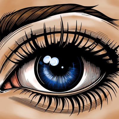 realistic eye