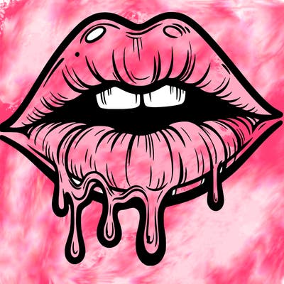 lips that look realistic and drip