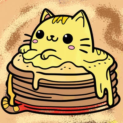 pancake cat
