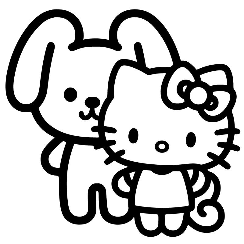 cinnimarolldog hello kitty