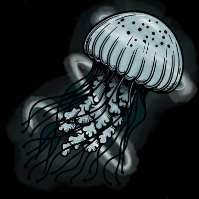 realistic jellyfish