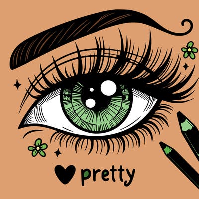 pretty eye
