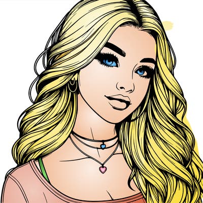 detailed realistic girl