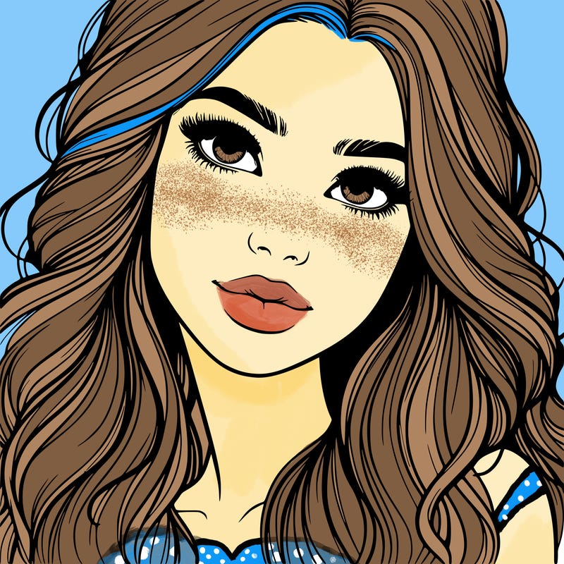 beautiful realistic girl