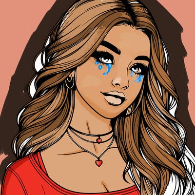 detailed realistic girl