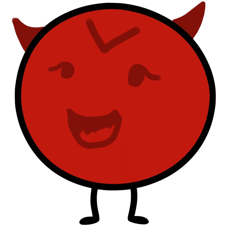 a plain circle with nothing else