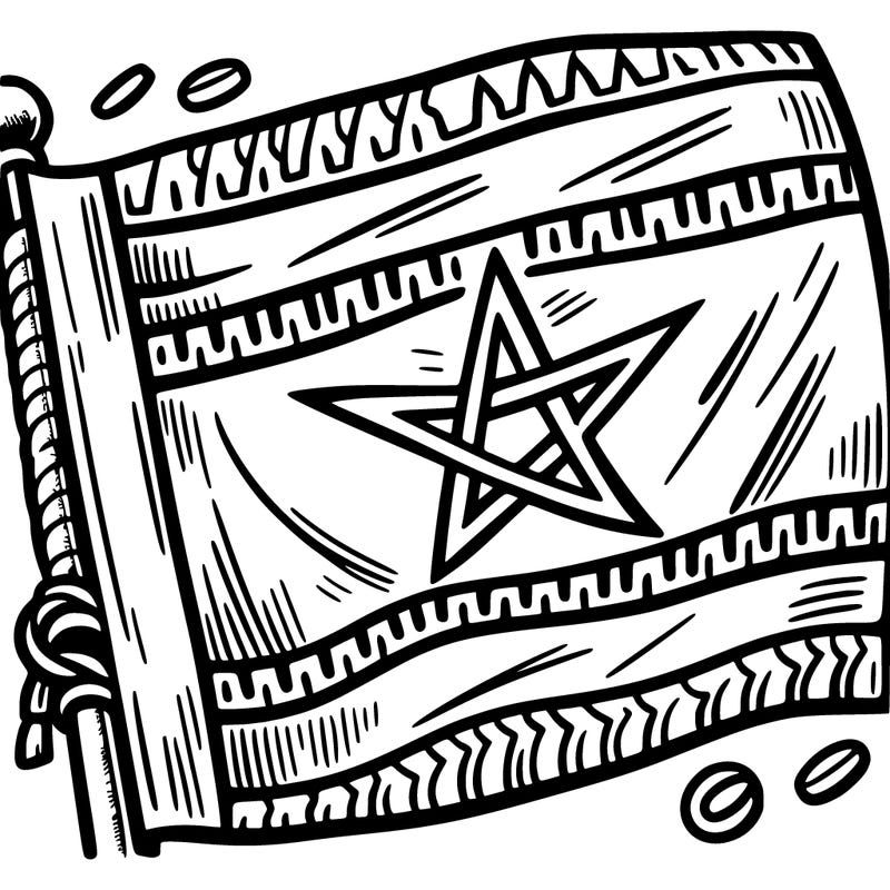 flag of morocco