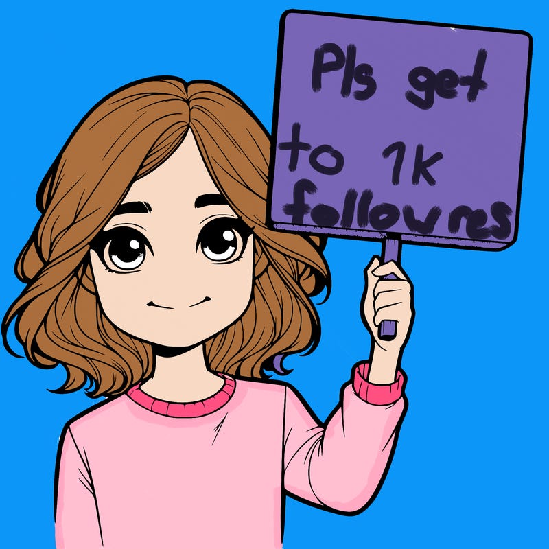 realistic girl holding up a sign