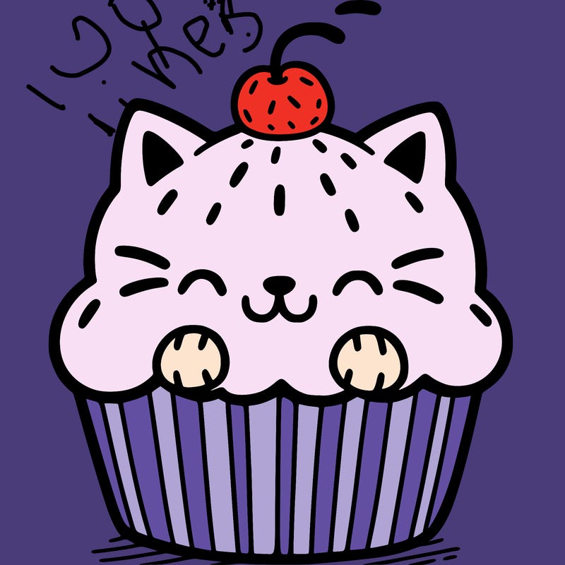 cat cupcake