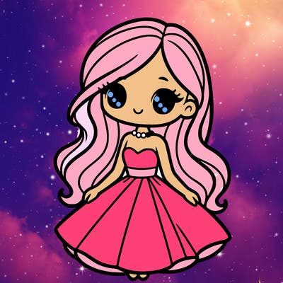 pretty girl in dress