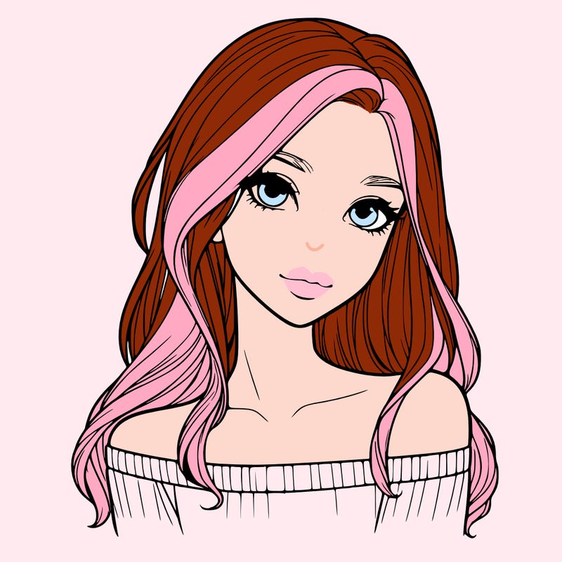 beautiful realistic girl