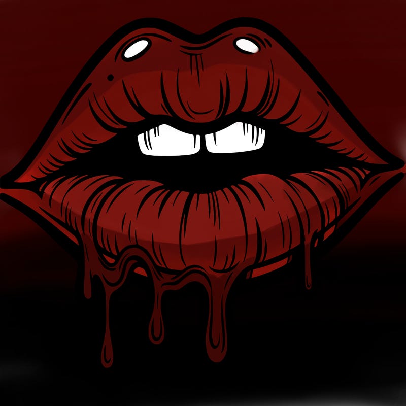 lips that look realistic and drip