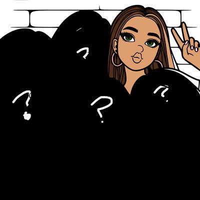 group of teen girls friends y2k up close in a selfie