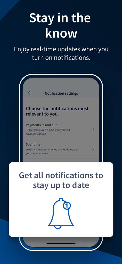Halifax Mobile Banking - Configuración de notificaciones de la aplicación de banca móvil Halifax para actualizaciones de pagos y gastos en tiempo real