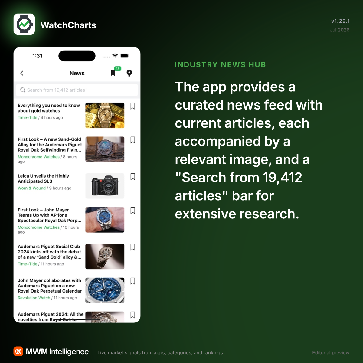 WatchCharts - Shopping App | MWM
